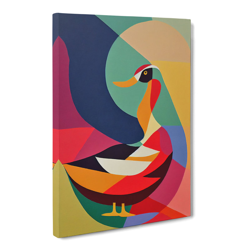 Abstract Duck Vol.4 - Wrapped Canvas, 50cm H x 35cm W x 3cm D
