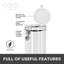 Ensemble de 6 contenants transparents (28, 38 (x2), 58, 59, 72, 150 oz)