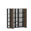Helsinki 182cm H x 166cm W Bookcase-1861429855