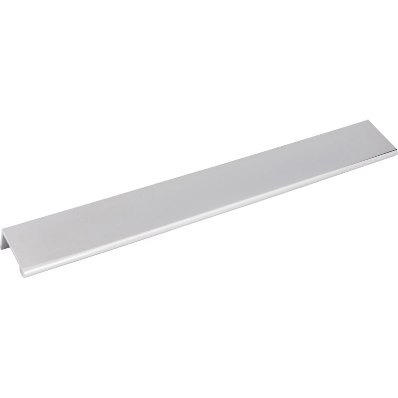 Edgefield 3 9/16" Center to Center Finger Pull, Polished Chrome