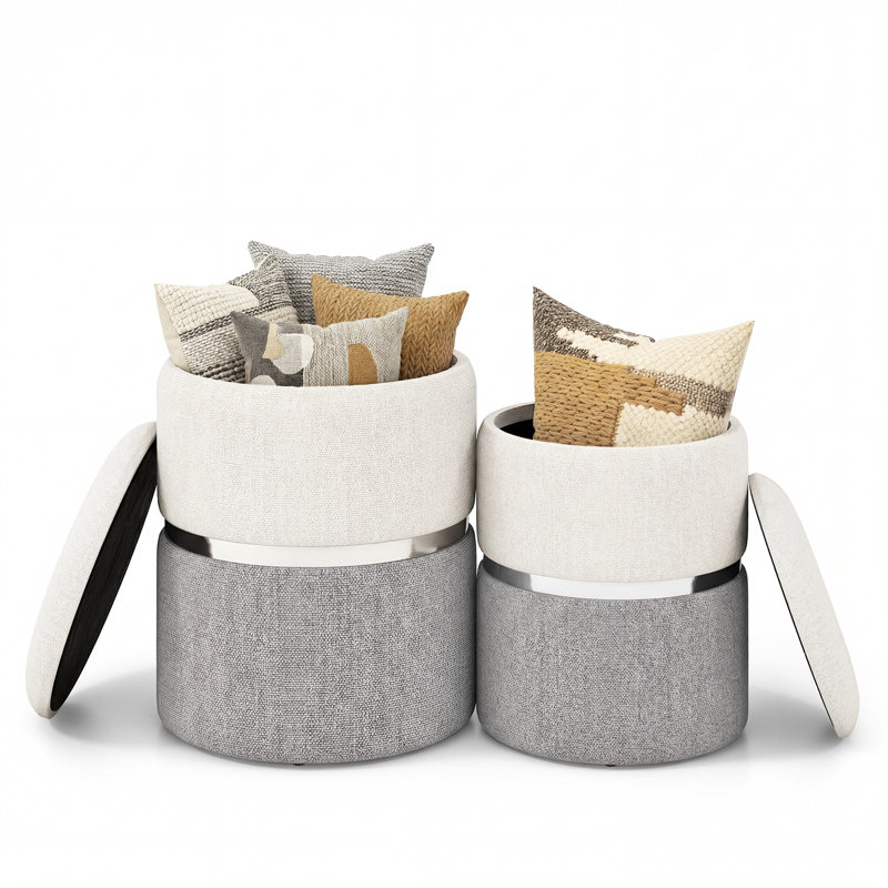 Doras Upholstered Ottoman