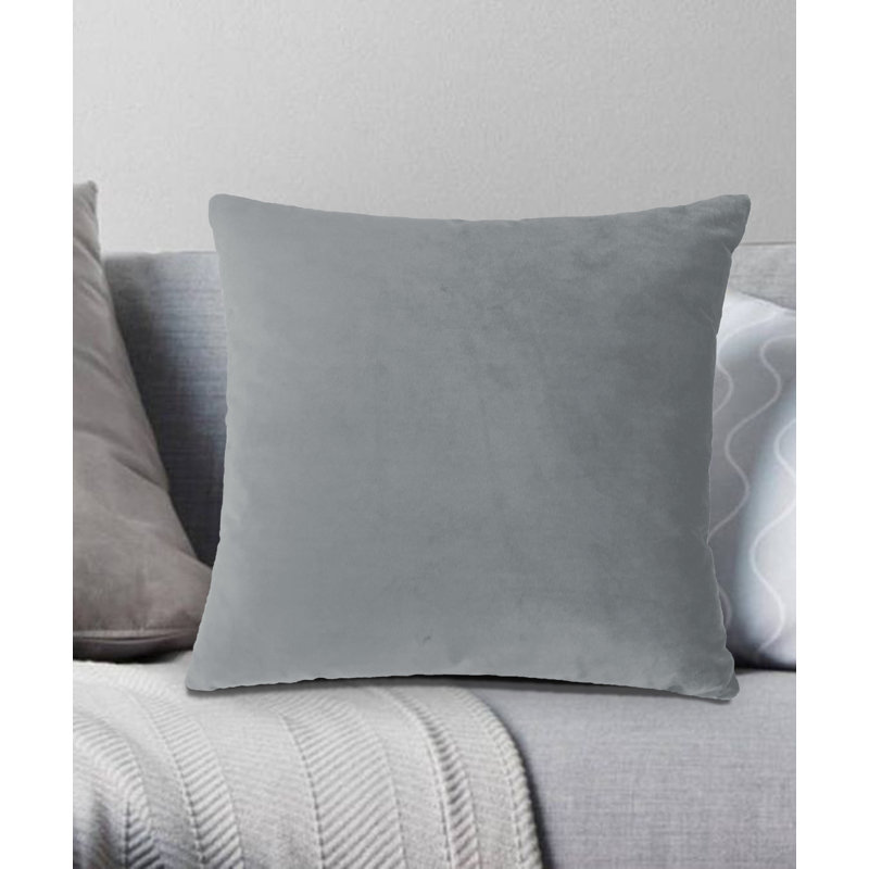 Polyester Plush Pillow, Gray