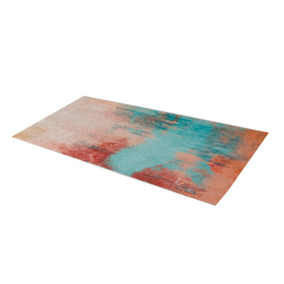 Premium Hall Carpet, 3D Digital Printed, 39.4 x 59.1 Inches | 100% Polyester, Antibacterial, Non-Slip Underside | Pile Height: 0.04 Inches, Machine Washable, Ideal for Living Room & Entryway Decor