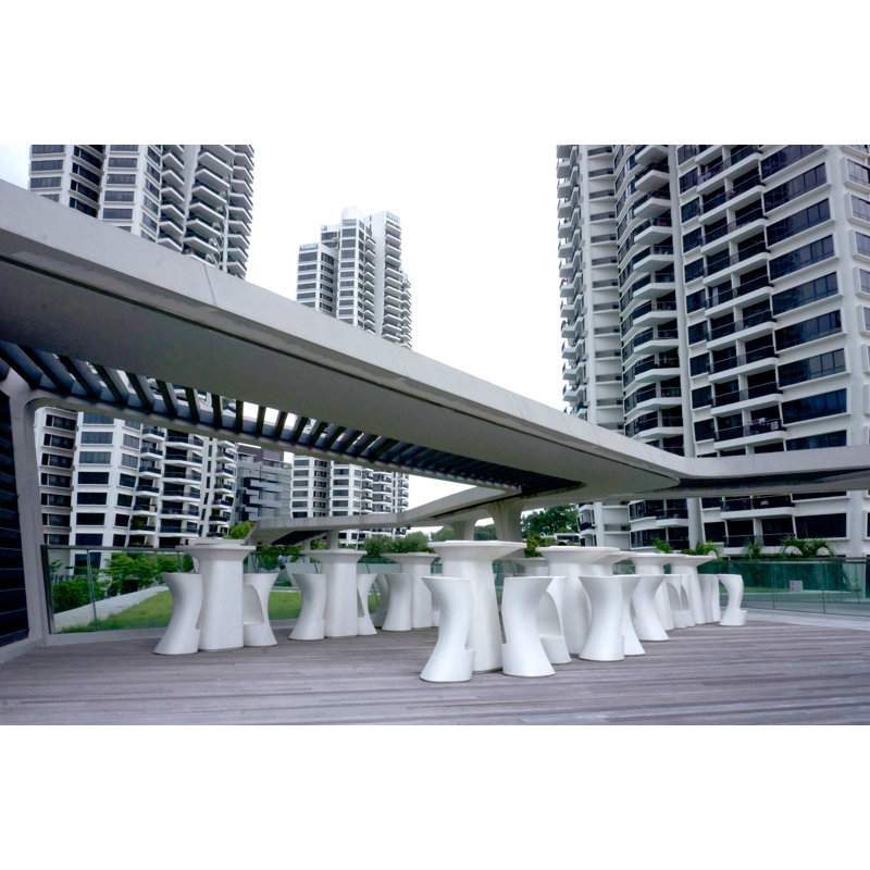 Noma Plastic Bar Table, Bronze