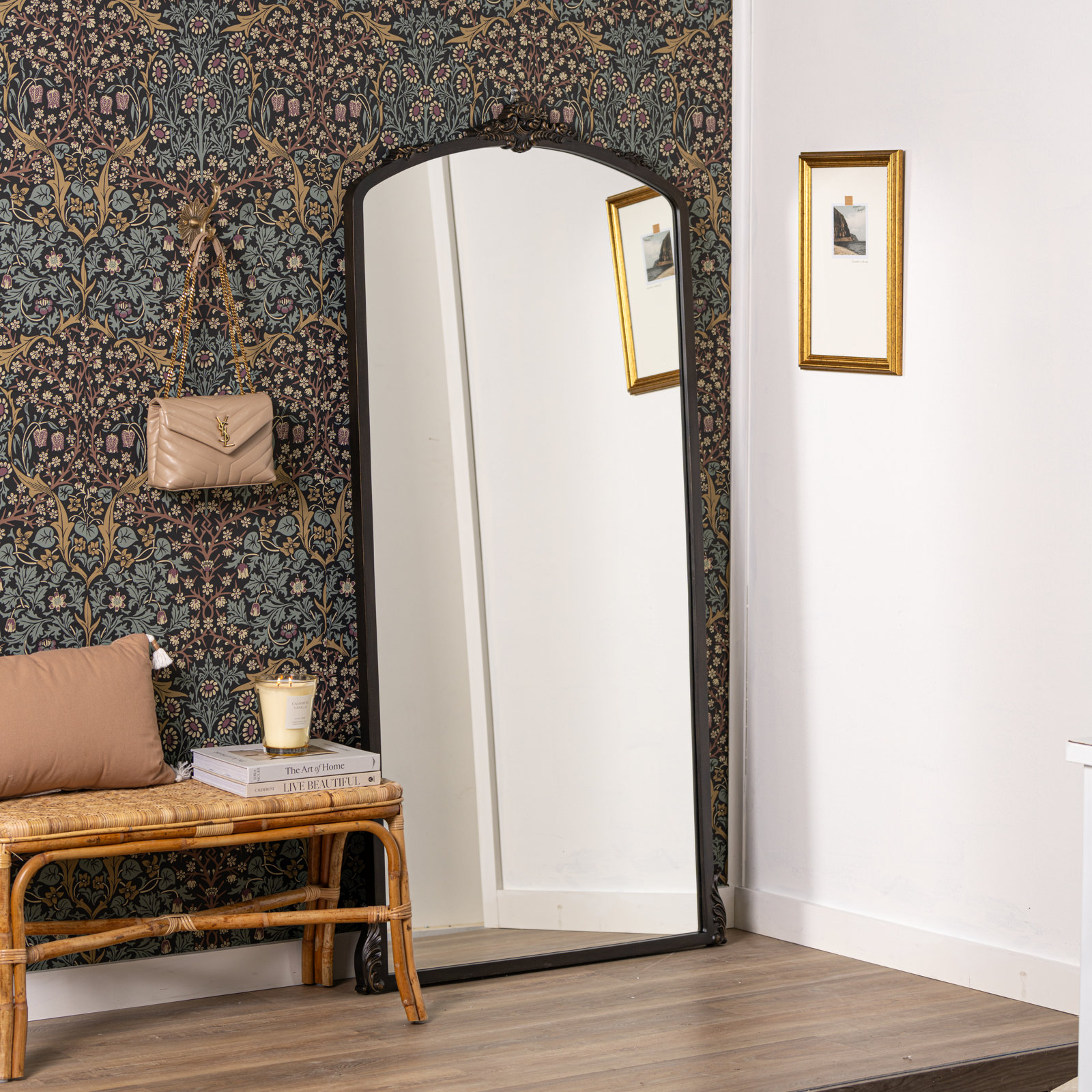 Aticus Metal Arch Mirror, 70.5" x 38", Oil Rubbed Bronze