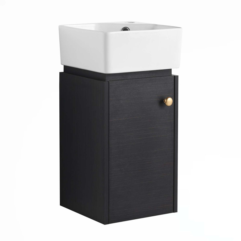 Petit meuble-lavabo 12 "avec lavabo 12"
