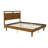 Modern Farmhouse Wood Queen Platform Bed Set with Adjustable Headboard-1190646688