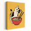 «Curious Cat Ramen», art mural contemporain-186356194