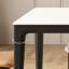 Ensemble simple de table à manger et de chaises blanc-110329945