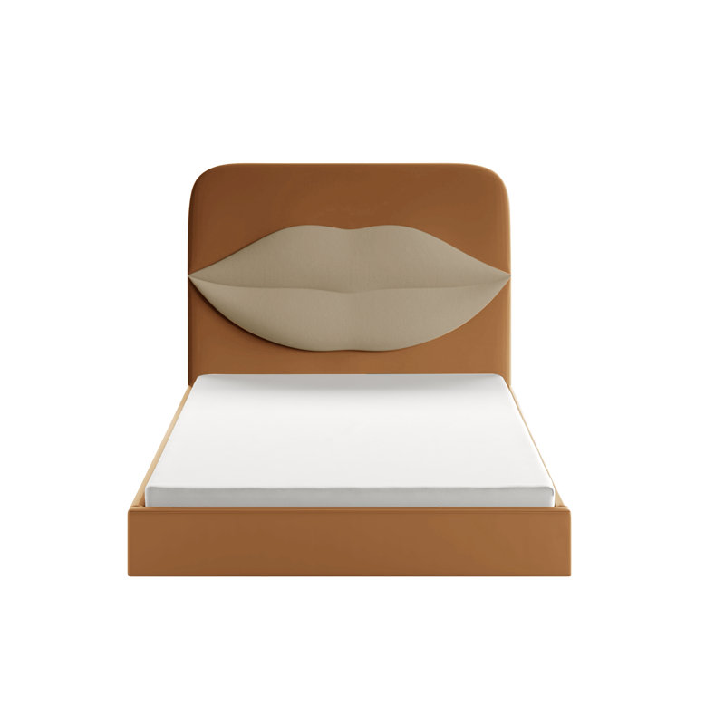 Monocle Upholstered Ottoman Storage Bed, Beige, European Double (140 x 200cm)
