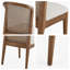 Chaise d'appoint Cane (ensemble de 2)-129989647-129989644