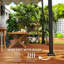 Chardell 2 x 3(m) Lean To Pergola with Retractable Roof for Patio Khaki
