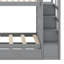 Lit superposé avec escalier de rangement et lit gigogne-91275005-91275006