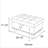Ulanda 28.5'' Wide Rectangle Nailhead Trim Storage Ottoman-732883345