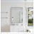 Wall Mounted Black Rectangular Mirror, Modern Design with Advanced Electroplating for Dustproof and Moisture-Resistant Use