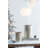 Etched Glass Cylinder Candle Votive - Cream-438934231