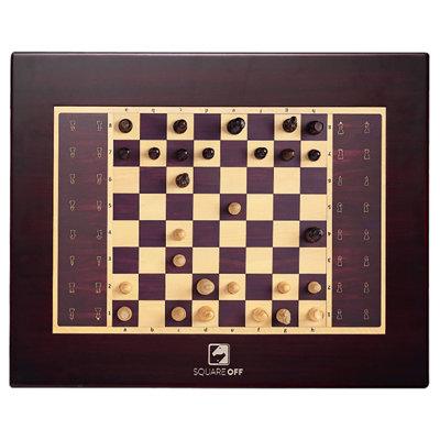 Jeu d'échecs brun