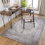 Tapis oriental gris tissé à plat à la main Aoi-1315450713
