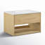 Redbridge 30'' Single Wall Mounted Bathroon Vanity with Quartz Top