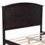 Lit plateforme Jinessa avec tête et pied de lit Curl Design, cadre de lit, lits -925610997