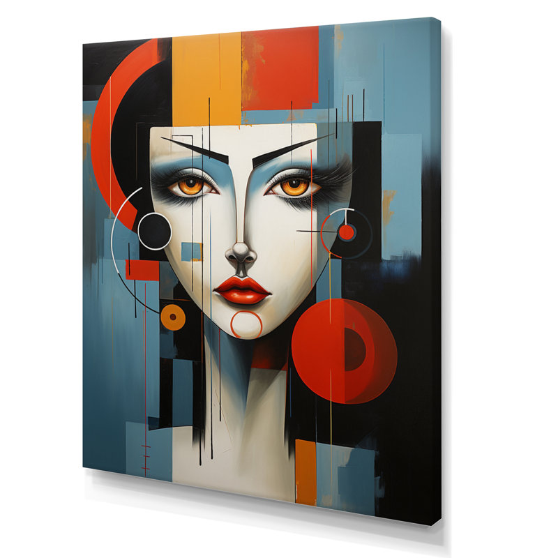 «Constructivism Emphasises The Intégrations I» sur toile, H 20 po x l 12 po x P 1 po