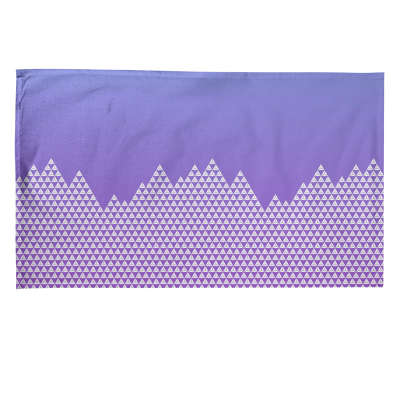 Tea Towel Kitchen Towel, Poly Twill, Pink/Purple