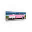 Cosey «Pink Cabriolet Car», reproduction de photo sur toile tendue-25677012