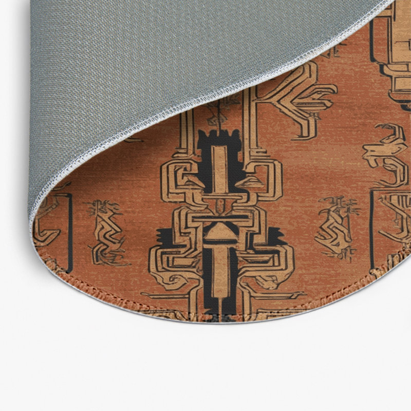 Tapis intérieur et extérieur ArtDeco, Rond 5 pi