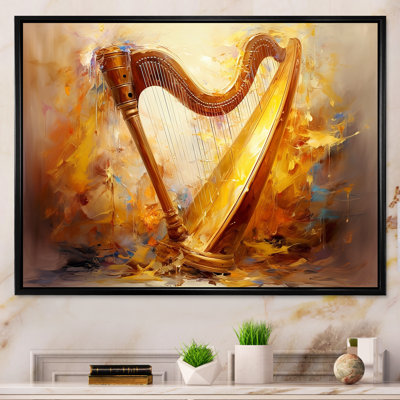 " Majestic Golden Yellow Harmonic Harp III "