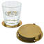 Stainless Steel Round 6 Piece Coaster Set With Holder-452338619