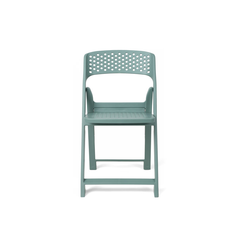 Flap Folding Chair, Green