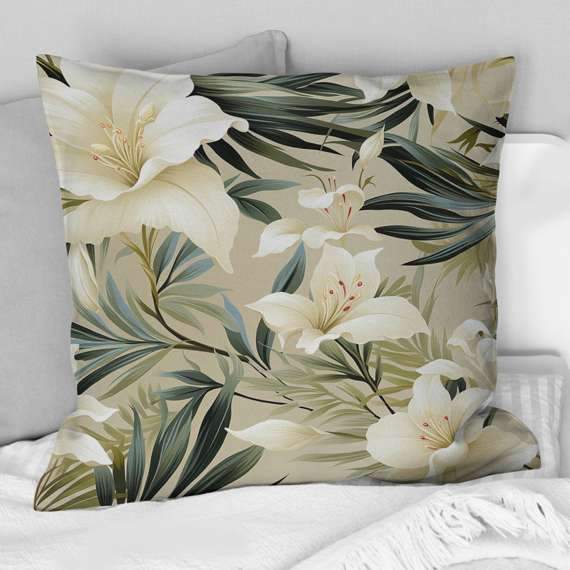 Coussin Neutral Oasis Ii, H 16 po x l 16 po