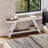 60" Solid Wood Console Table, Narrow Farmhouse Design with Angled Legs for Hallway - White Color-945948027-967610881