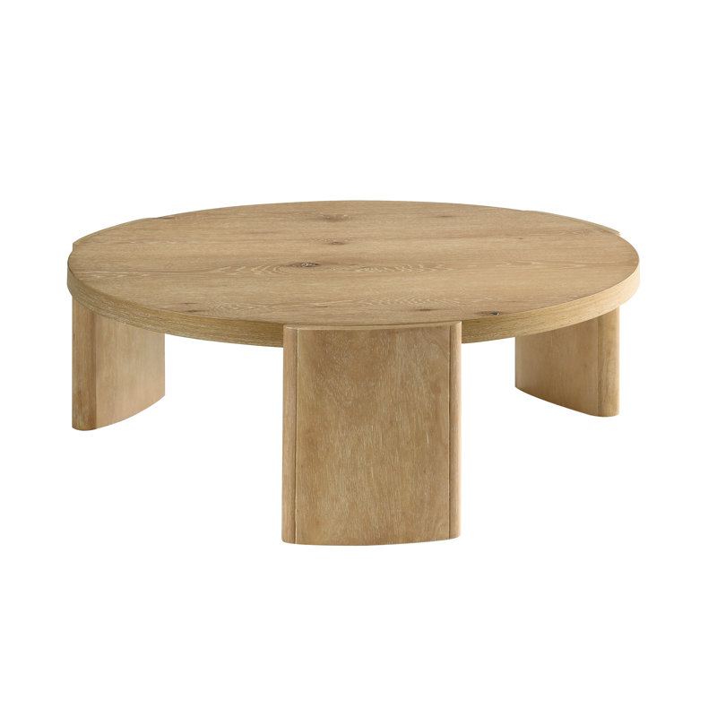 Kepler 40 Inch Round Driftwood Coffee Table 