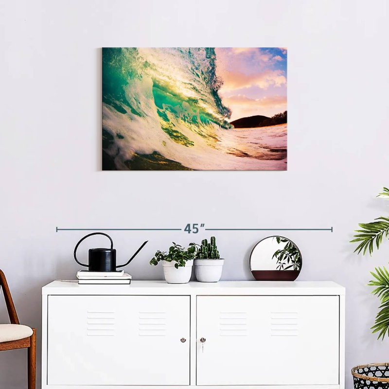 Gillard Retro Sunset Wave, 20" H x 30" W