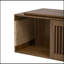 Meuble télé Mid-Century Morden en noyer avec table extensible