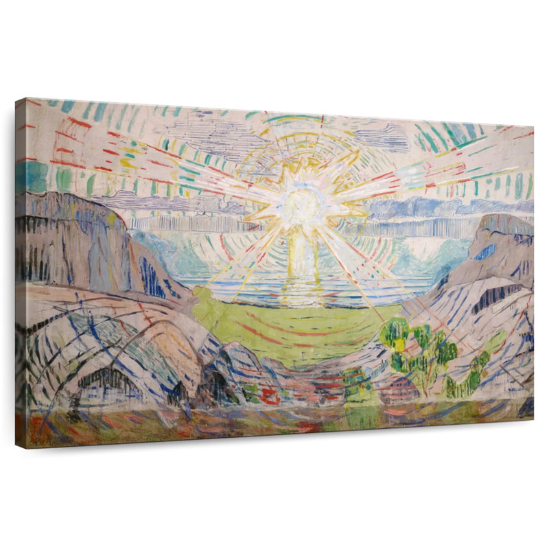Le soleil d'Oberle 1912-1913, H 20 po x l 30 po