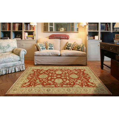 Fine Chobi Gulmarzh Burgundy Rug