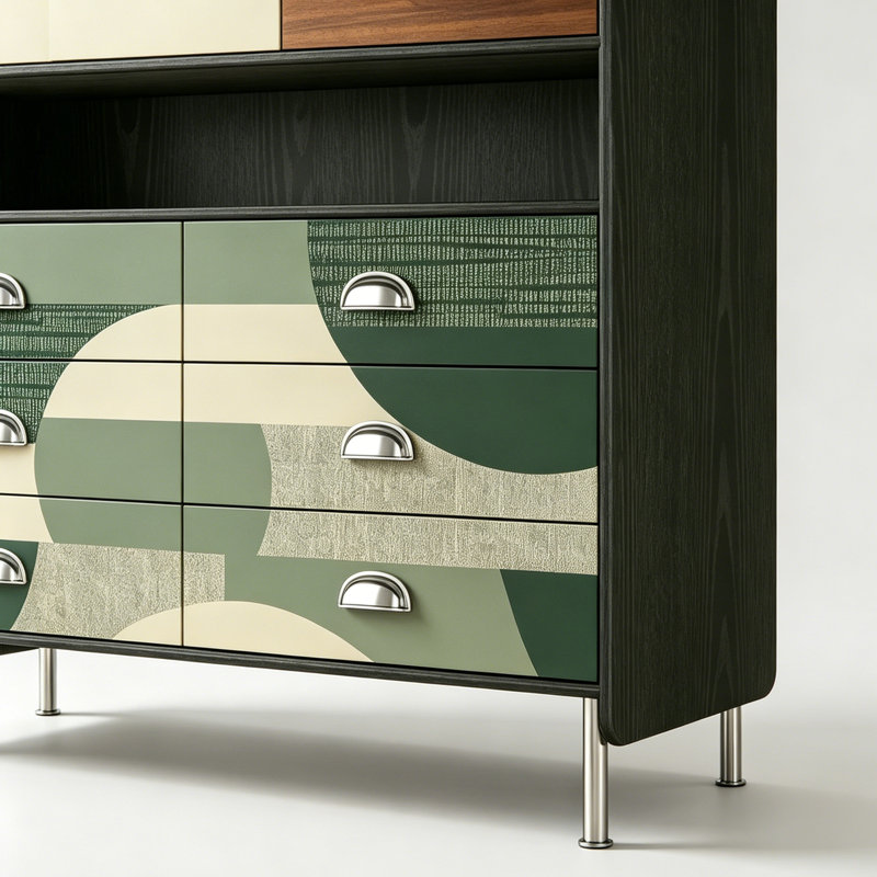 French Simple Style Accent Cabinet