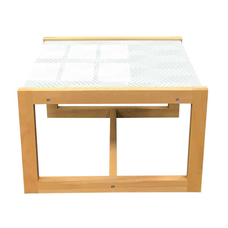 Table basse East Urban Home Abstract, H 15,75 po x L 18,31 po x l 24,4 po