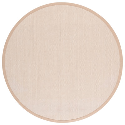 Natural Fiber Sisal & Jute Solid Color Rug