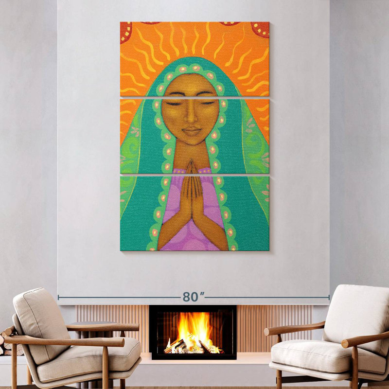 Adella Virgin De Guadalupe, 74" H x 48" W