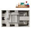 Baignoire autoportante en acrylique 47 ", plateau en bambou, drain Streamline-103682606