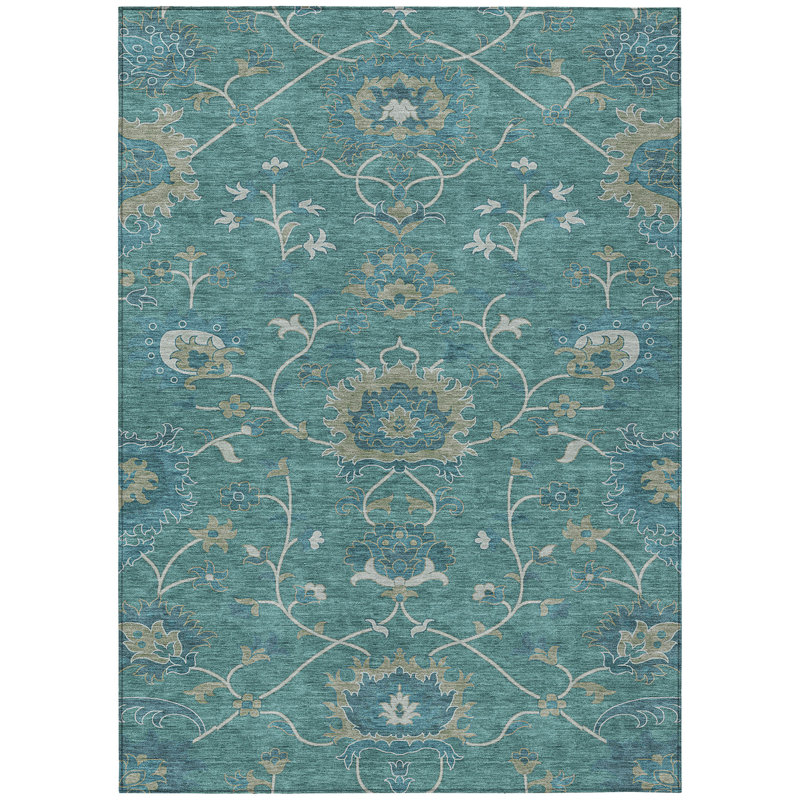 Machine Washable Indoor/Outdoor Chantille ACN2290 Global Rug, Rectangle 9' x 12'