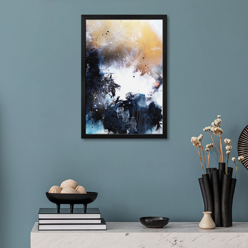 «Melting Gold I» par Sana Jamlaney, H 32 po x l 24 po