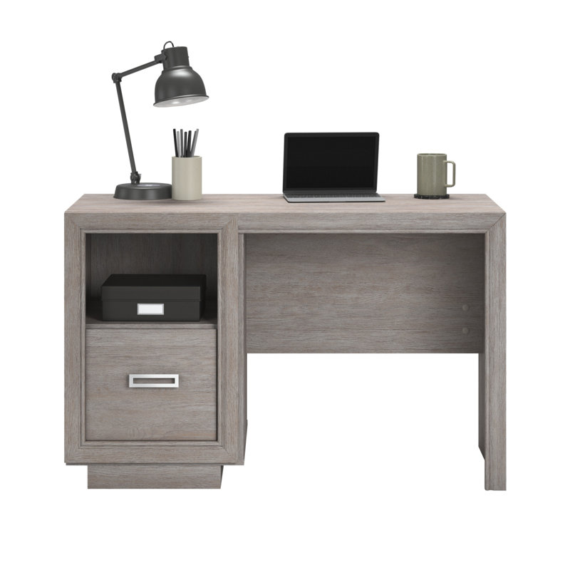 Desk, Medium Grey Finish