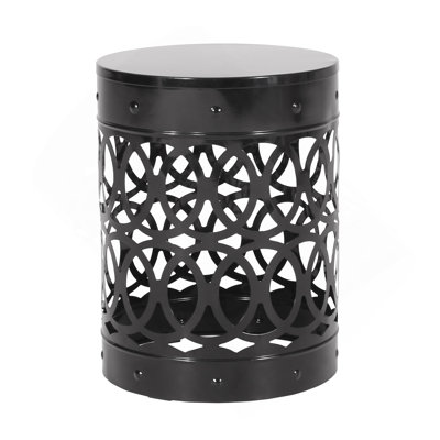 Outdoor Metal End Table -Large