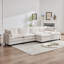 U-shape Boucle Upholstered Sectional Sofa With Armrest-107084686