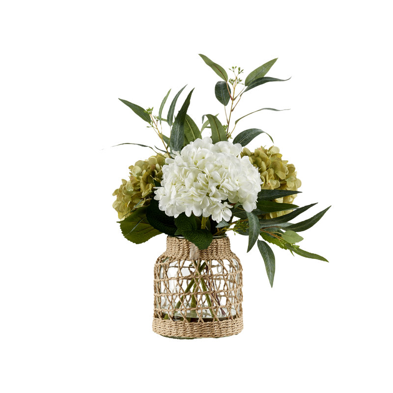 Polysilk Arrangement in Vase