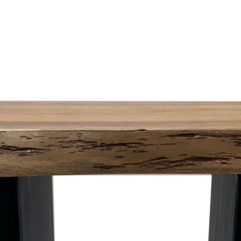 Ferrey Solid Wood Top End Table